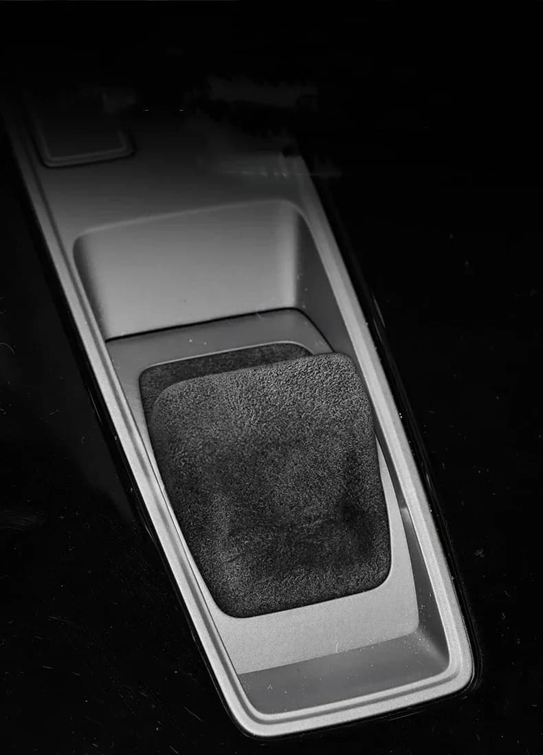 Italian Suede Overlay On Car Gear Shift Knob Cover Collars Case for Audi A3 S3 RS3 8Y GY 2020 2021 2022 2023 2024 Accessories
