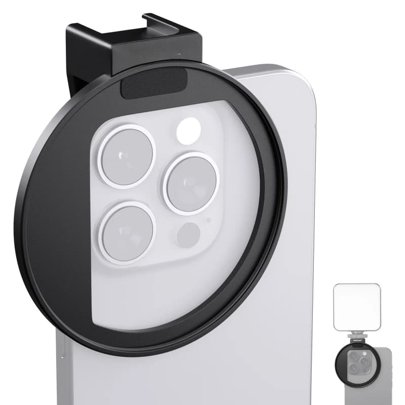 Bracket with filter expansion frame Metal cold shoe expansion