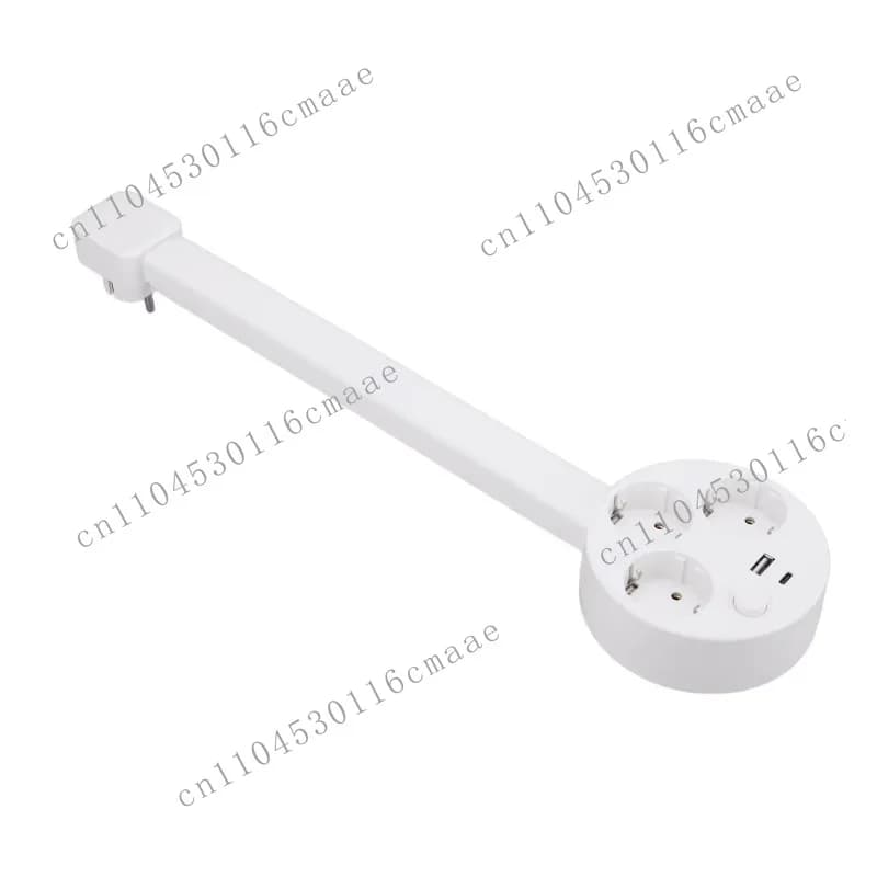 Expandable wall socket power socket expander plug wall socket for sofa back bedside table desk
