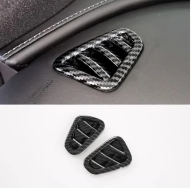 For Mercedes-Benz A Class 2018-2020 Front Console Dash Panel Upper Air Condition A/C Vent Outlet Trim Car Interior Accessories
