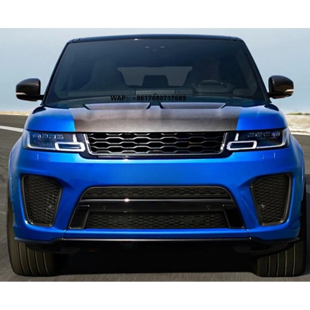 PP Body Kit for RANGE ROVER SPORT 2014-2017 Upgrade to SVR Style with Aluminum Hood | Easy Install | OEM