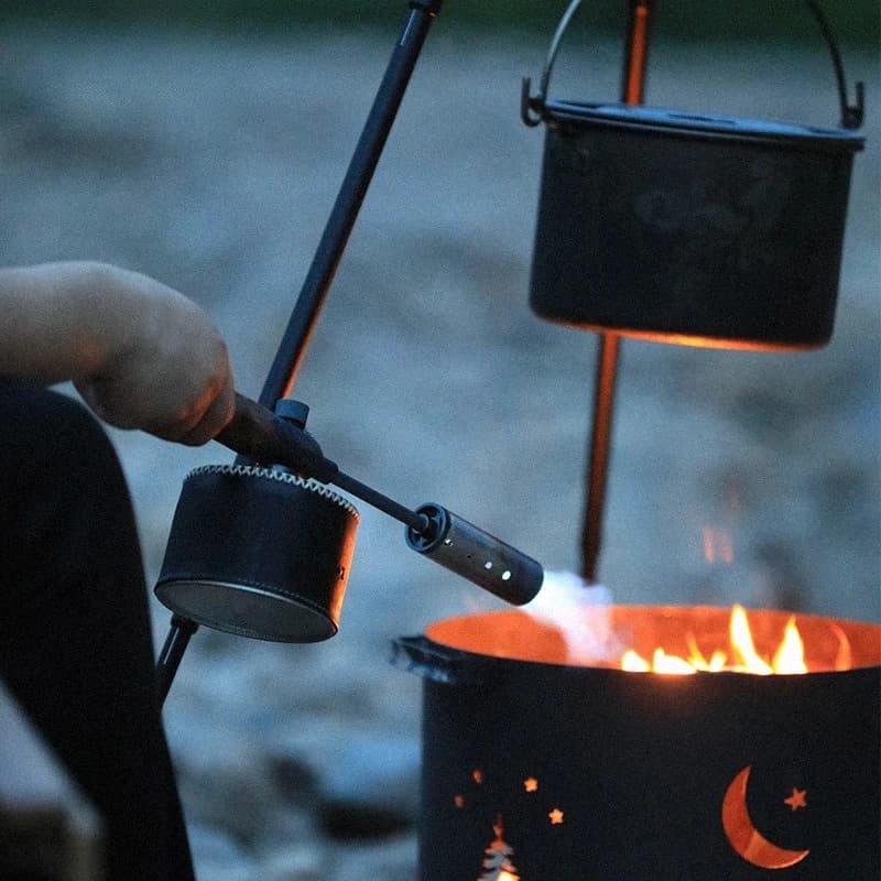Extended Spray Gun Portable Outdoor Handheld Spray   Camping Igniter Point Carbon BBQ Spray