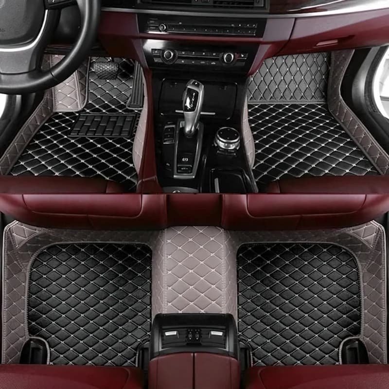 Car Accessories interior floor mats for Ford Fiesta 2009 2010 2011 2012 2013 2014-2017 Auto full set carpet pads foot mat rugs