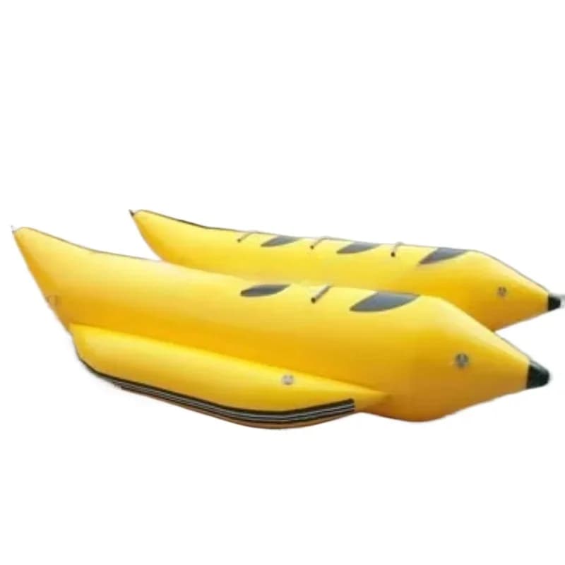 6-Seat inflatable banana boat, inflatable banana boat water game rowing