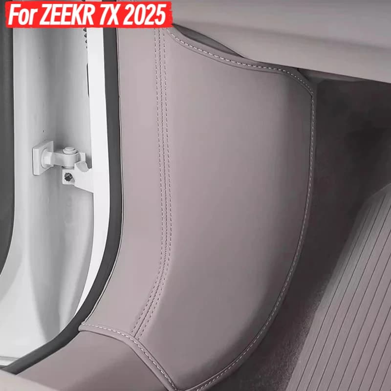 For ZEEKR 7X 2025 Driver and Front Passenger Side Border Anti-Kick Pads Prevent Dirt Cover Anti-Scratch Mat Car Interior Decor