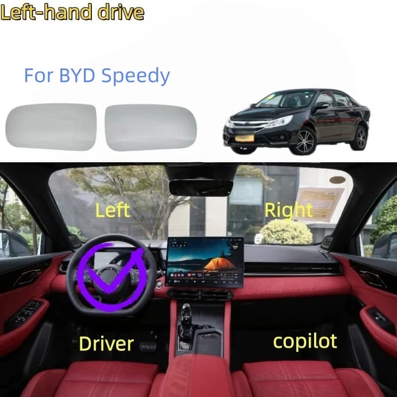 For BYD Speedy Rearview Mirror, Side Mirror, Reflective Mirror Glass Heating