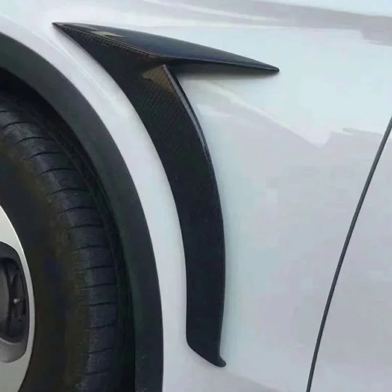 For Mercedes Benz CLA Class W117 2013-2019 CLA260 200 Carbon fiber front fender vent trim cover front fender side vent body trim