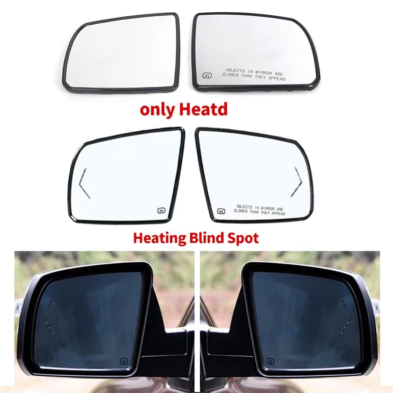 Car Side Rearview Mirror Lens For Toyota Tundra 2007-2020 For Toyota Sequoia 2008-2017 Glass Mirror With Heating Accessories