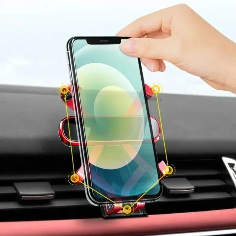 For Land Rover Discover Sports 2015-2026 ABS Car Air Vent Mobile Phone Holder GPS Navigation Holder Interior Car Accessories