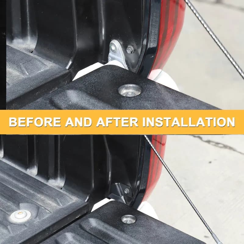 For Toyota Tundra 2022-2026+ Carbon Steel Car Tailgate Anti-theft Bracket Car Exterior Modification Accessories