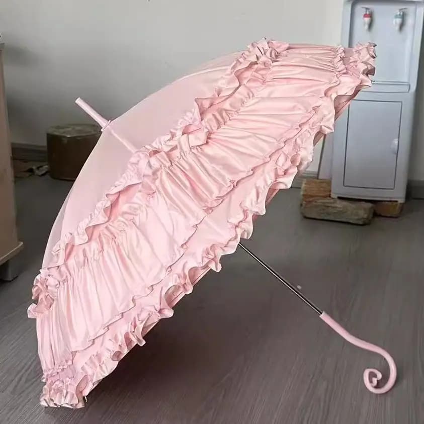 Lolita princess lace uropean retro skirt high value love handle creative umbrella