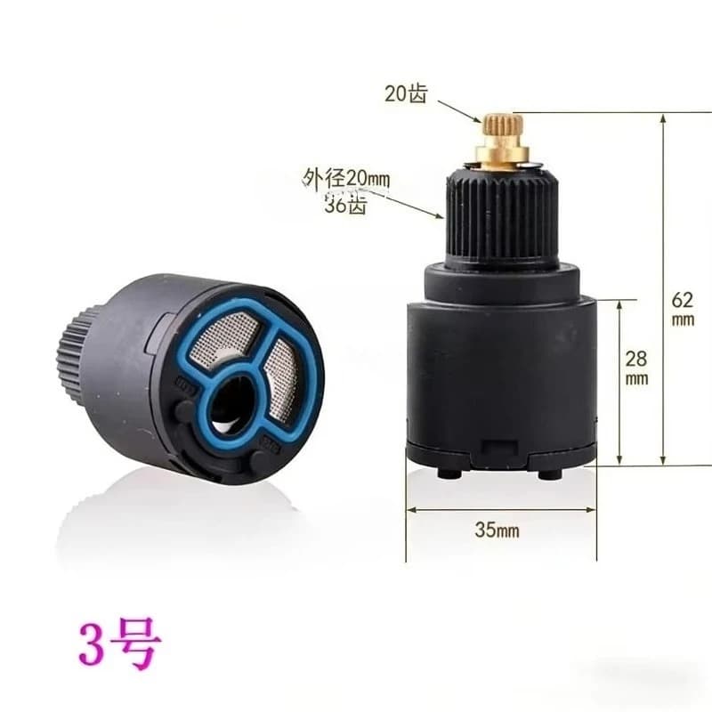 Suitable for Thermostat Ceramic Filter, Faucet Filter, Mixer, Low Torque Faucet Accessories, Rotating Flat Bottom