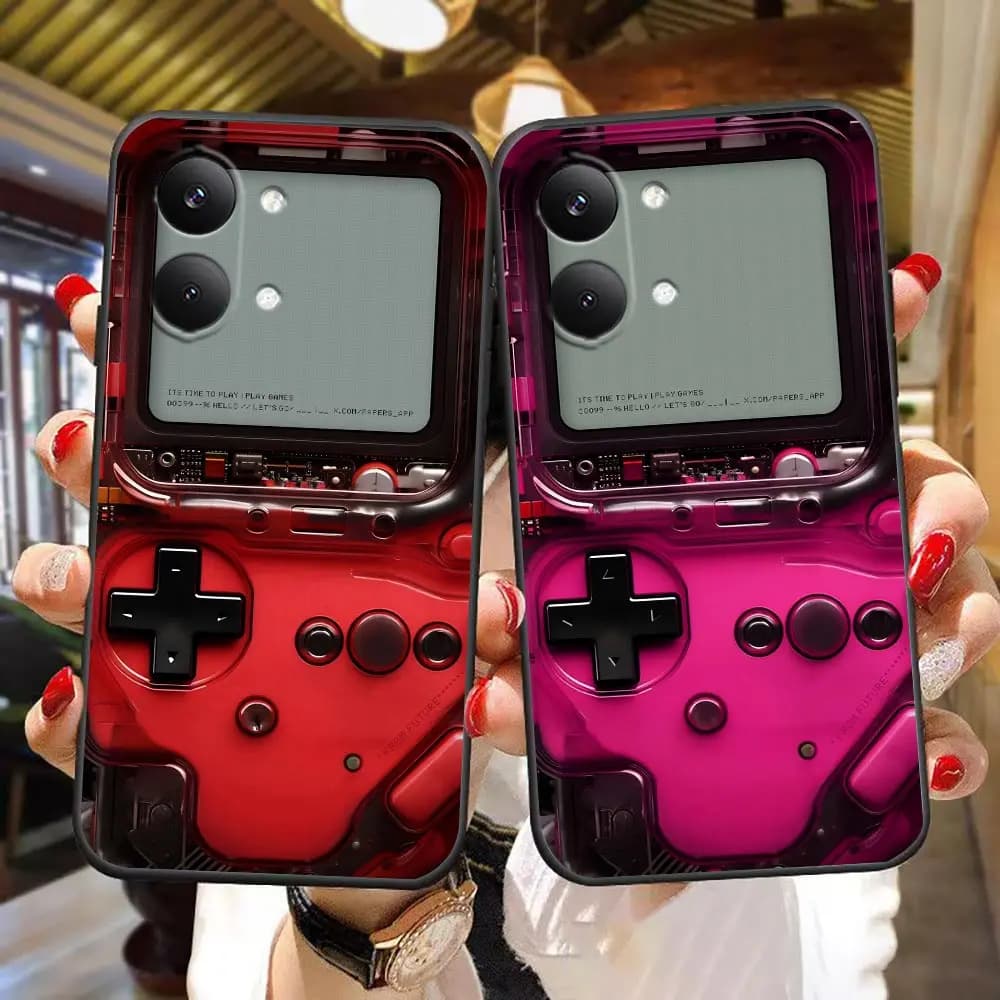 Phone Case For Xiaomi POCO F5 F6 F7 F8 ULTRA X3 X4 X5 X6 X7 X8 M3 M4 M5 M7 PRO MAX Funda Capa Cover Retro Console Play Game