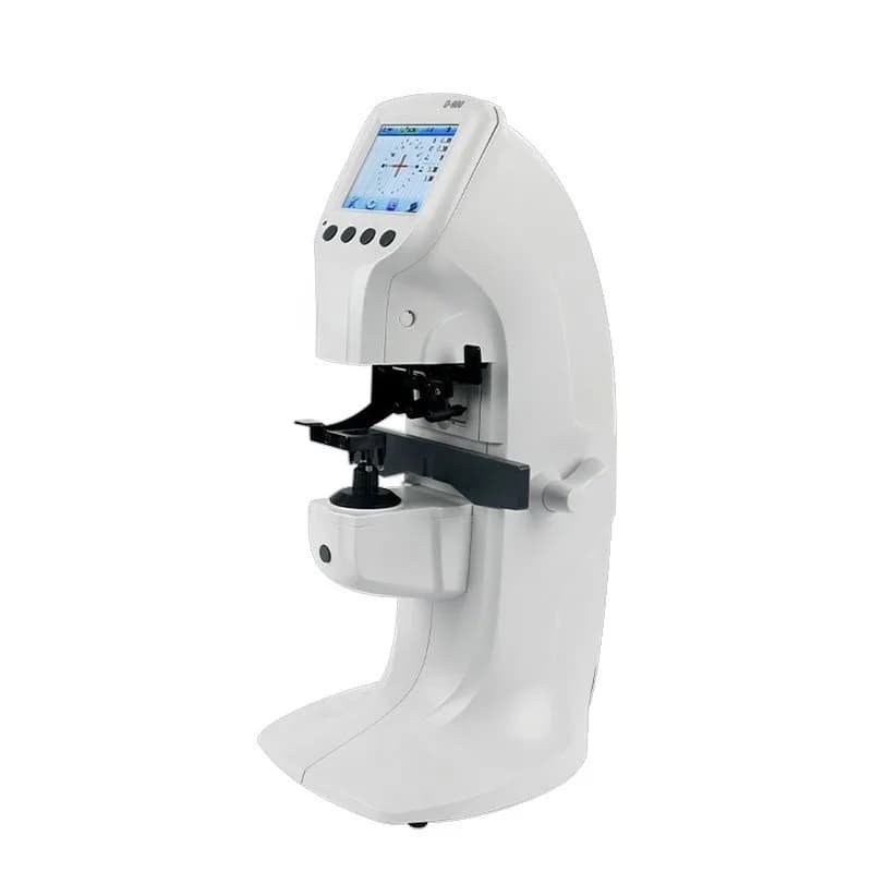 Mini high definition color screen automatic focimeter with accurate pupil distance measurement