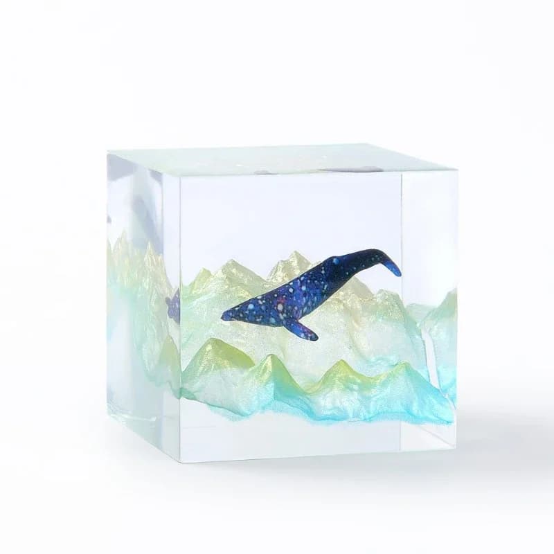 Ancient mythology creative modern abstract transparent resin handicrafts, living room ornaments