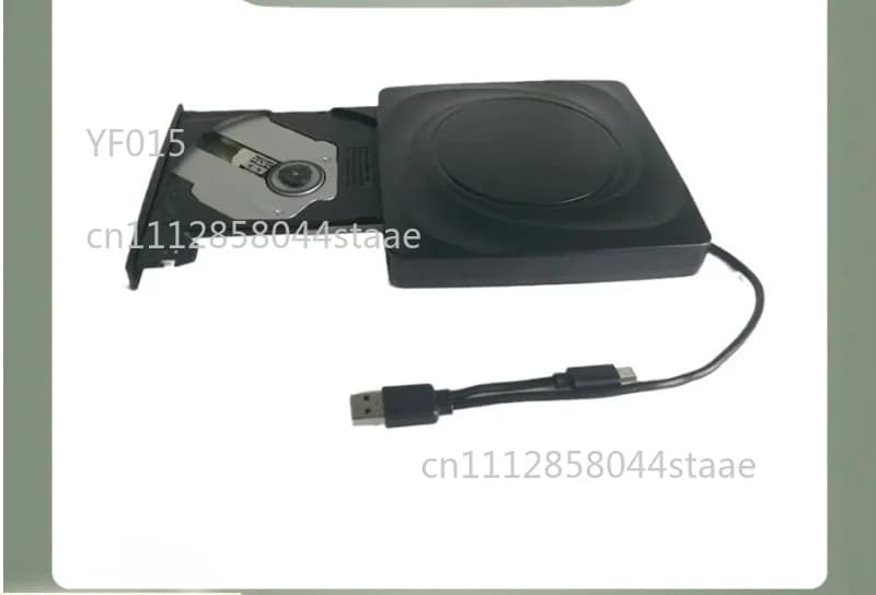 USB 3.0 & Type-C External DVD RW Drive Portable CD/DVD Burner for Laptop Desktop, Compact Design