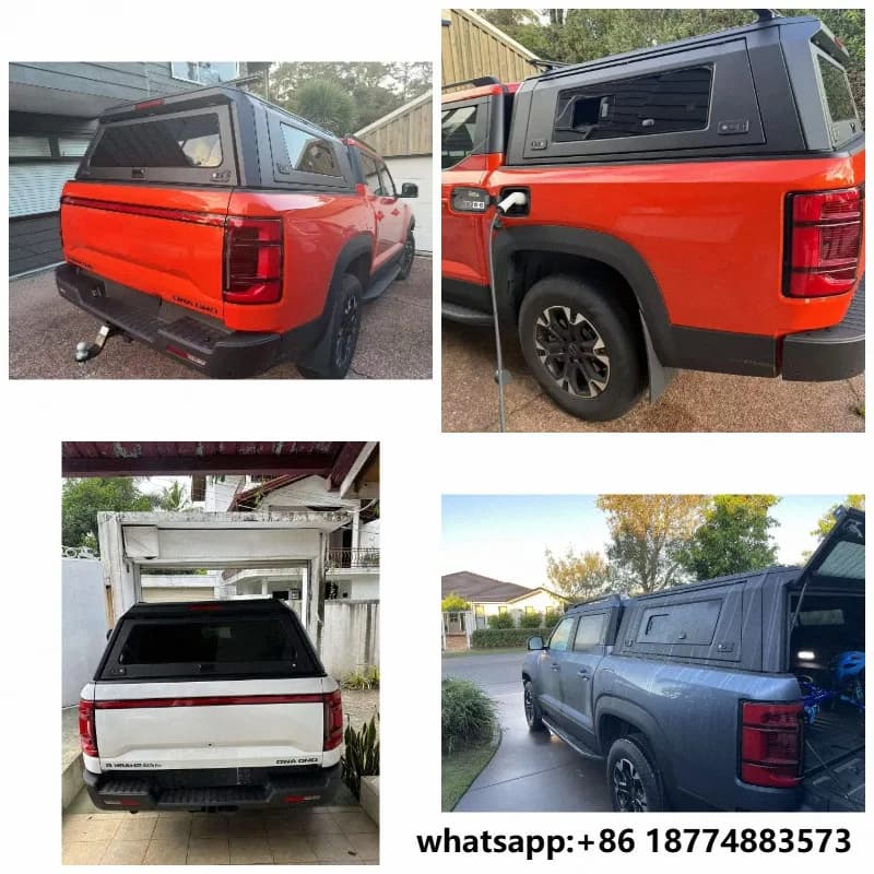 Waterproof Lightweight 4x4 Hardtop for Toyota GMC Ford F150 Ranger Pickup Trucks Canopy Topper for BYD Shark 6 Manual
