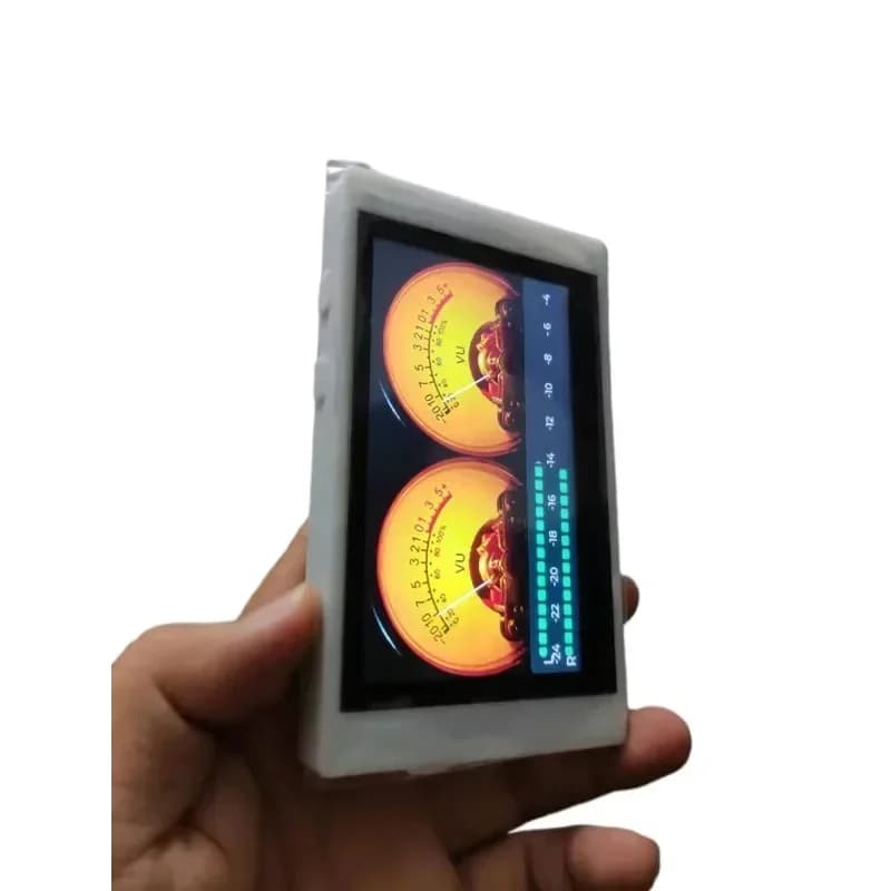 4.3 inch gall machine LCD vu meter voice-activated music spectrum display Av tv output can be connected to TV