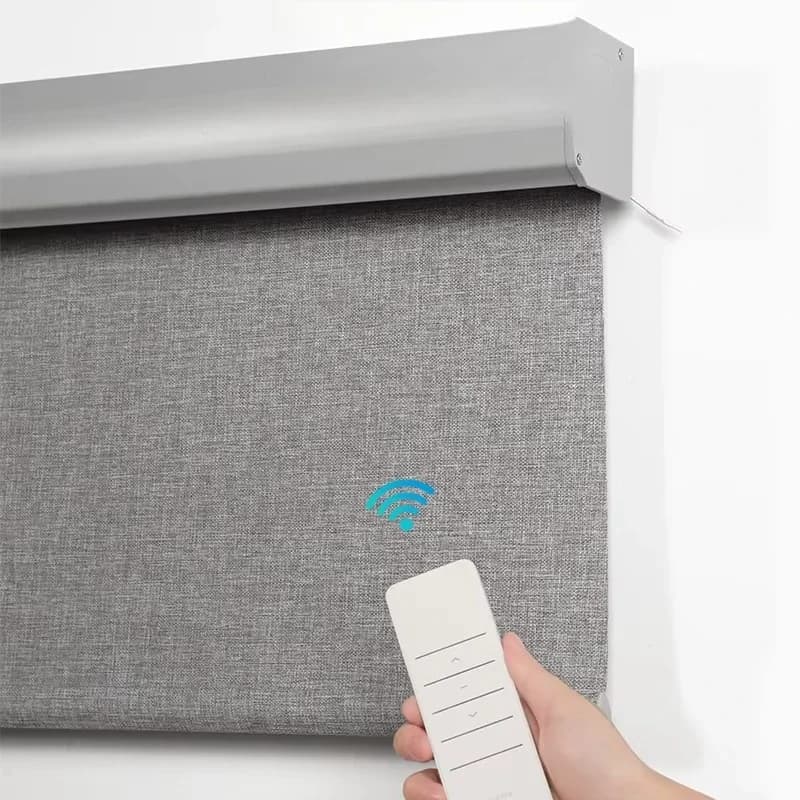 Family rechargeable electric roller shutter full shading thick waterproof fabric vertical