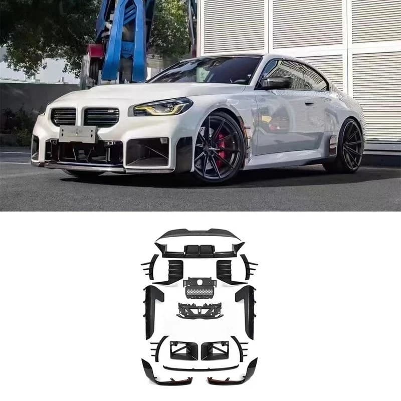 Premium Car Accsori High Quality MP Dry Carbon Body Kit M G Front Lip Rear Diffuser Spoiler Bumper VentsDurle