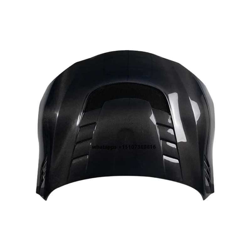 New Black Carbon Fiber Front Hood for for A90 Retrofit Upgrade