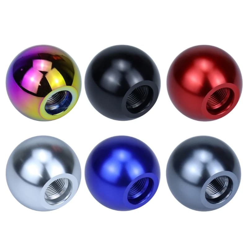 U13C Universal Car Gear Knob with Ball Design Aluminum for Improved Driving Experience Simple Easy Setups Multiple Color