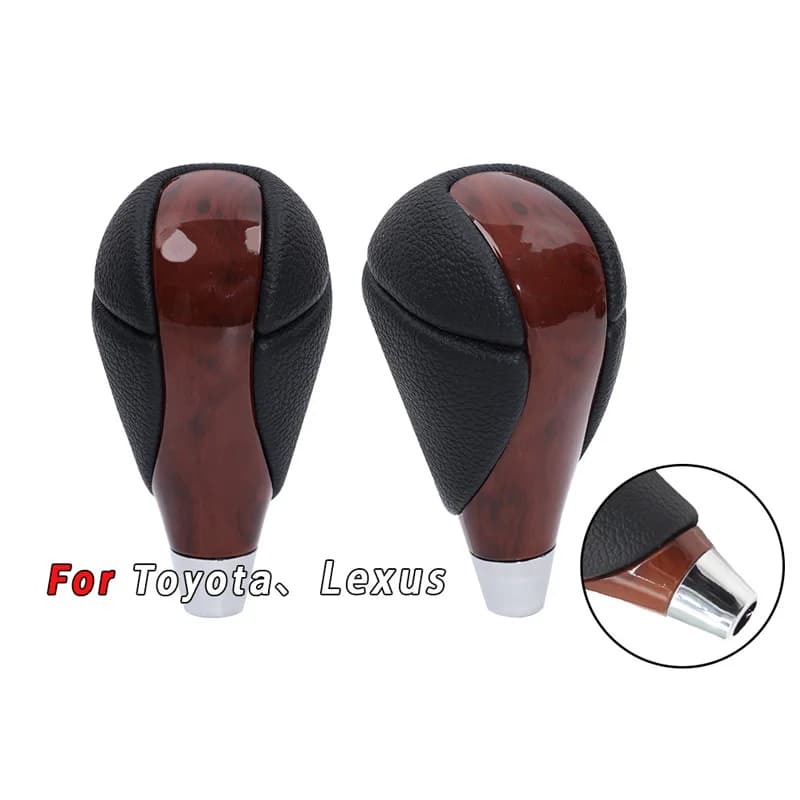 For Toyota Mark X Corolla shift hand ball red wood grain gear head gear lever hand ball automatic