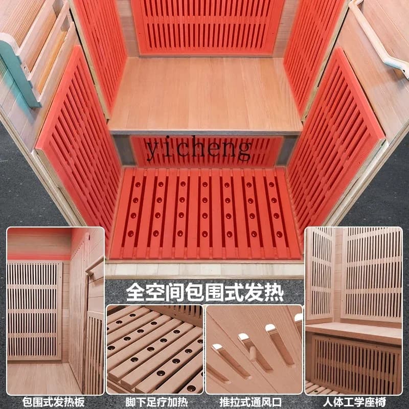G1  Steam Room Sauna Room Dry Steam Light Wave Room Physiotherapy Sweating Far Infrared Small Steam Box