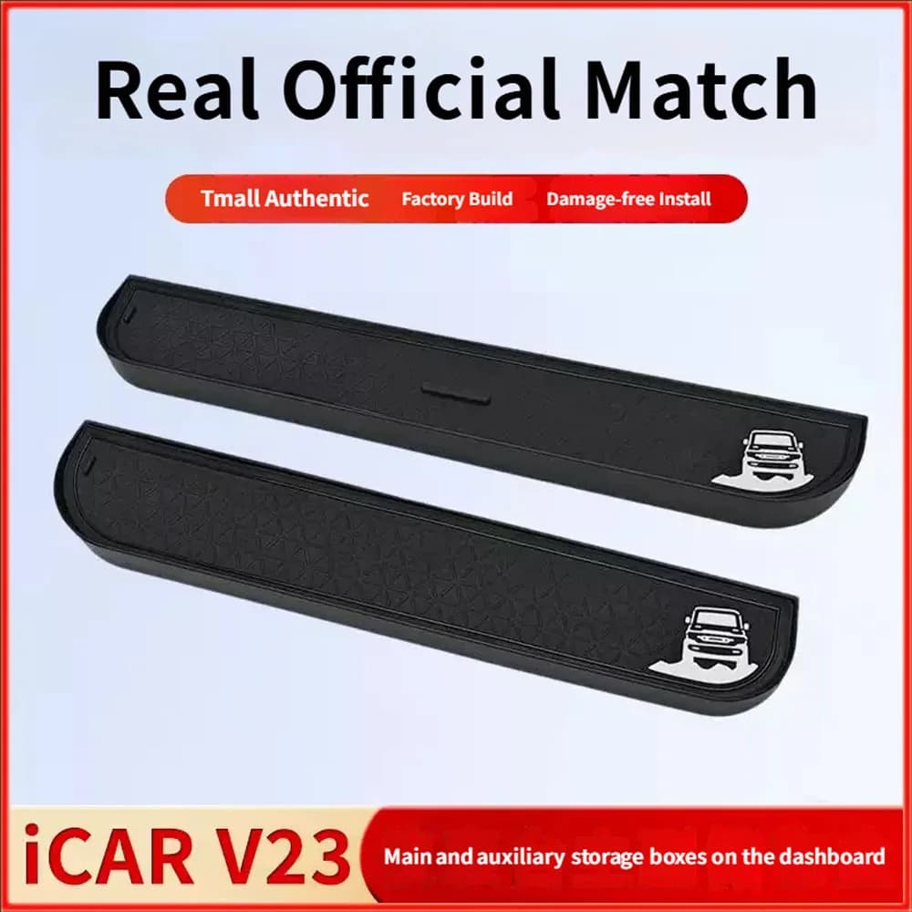 For Chery iCAR V23 Car Door Storage Box Shelf Storage Expansion Tool Box Super V23 Black Modify Accessory Supplies