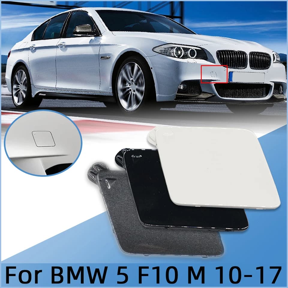For BMW 5 Series 10-17 F10/F11/LCI M-SPORT #51118048681 M5 518d 520d 528iX 535dX 550i 550iX Front Bumper Towing Hook Cover Cap