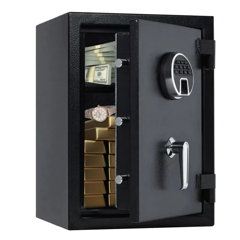 Fireproof and Waterproof Safe Box, 2 Cubic Feet Extra Large  Box, Home Safe with Programmable Keypad and Inner