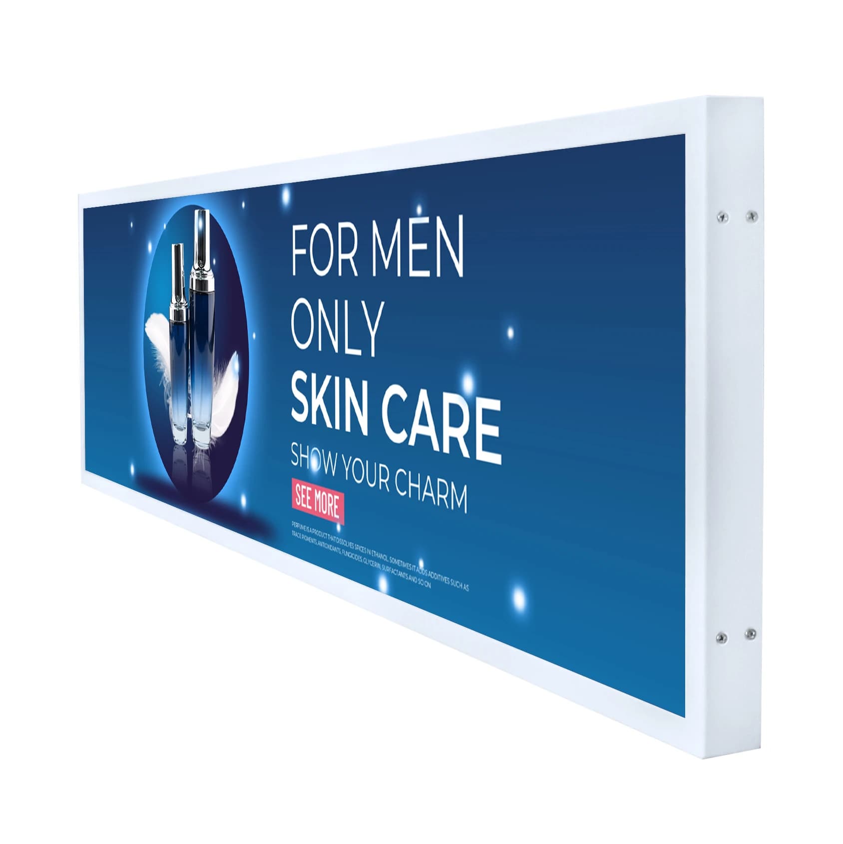 Shopping center Android LCD stretch bar advertising screen digital signage