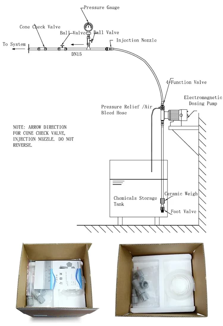 Mechanical Solenoide Swimming Pool Automatic Chemical Ph Electric Chlorine Water Power Electromagnetic Diaphragm Dosing Pump
