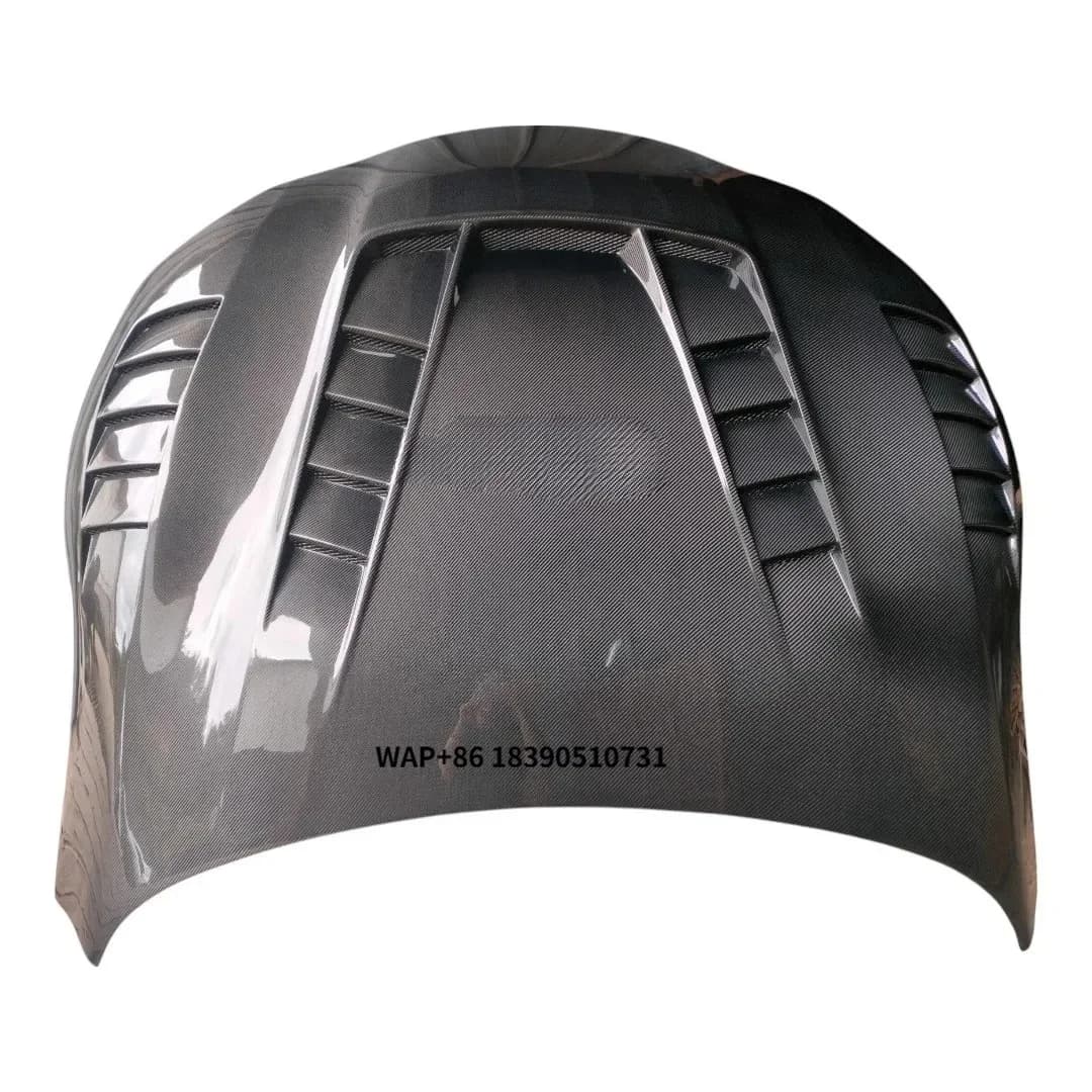 TV Style Carbon Fiber Fibre Front Engine Hood Bonnet for A90 A91Mk5 Supra 2020 2021 2022 2023 2024