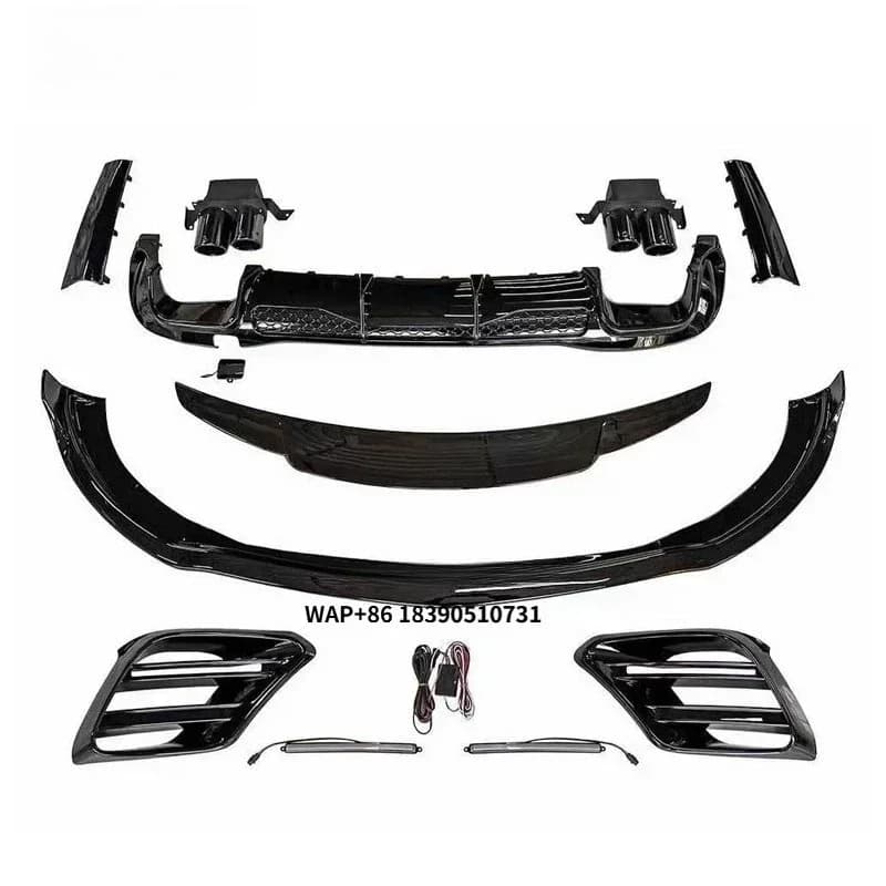 S580 BRABU Body Kits for Excellent Quality Fast Delivery Carbon Fiber Front Lip Rear Diffuser Wing Spoiler