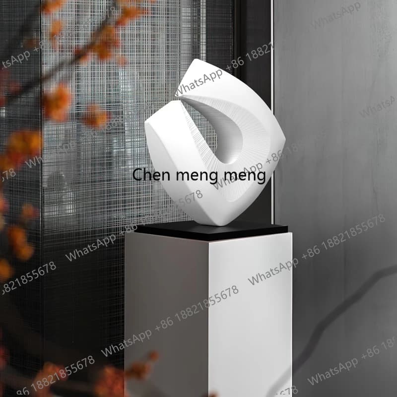 Modern Abstract Art Resin Sculpture Entrance Ornament Hotel Lobby Model Room Decoration Crafts