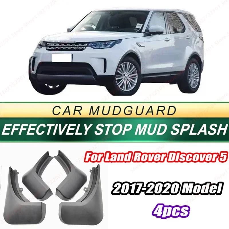 For Land Rover Discover 5 2017-2020 Model 4PCS Front Rear Mud Flaps Splash Guards Fender Mudguards Auto Accessories