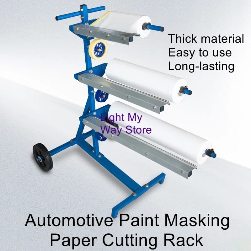 Auto Paint Masking Paper Cutting RackPainter's Masking Paper RackMobile Multifunctional Paint Protection Film Cutting Rack