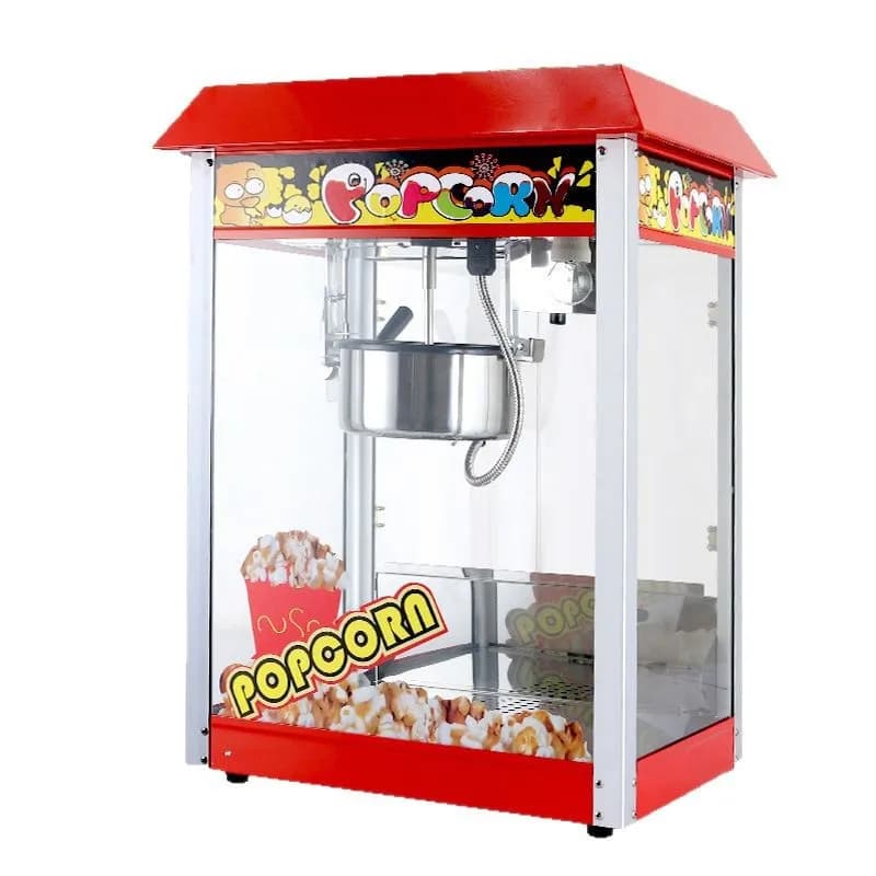 Commercial popcorn machine Commercial electric popcorn machine Cinema with cart