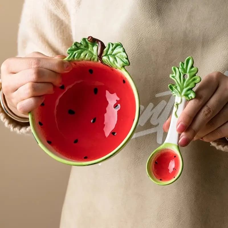 Perfect Versatile 4.5 Inch Ceramic Rice Bowl for Fruit Salad Dessert Snack Home Kitchen Tableware Gift