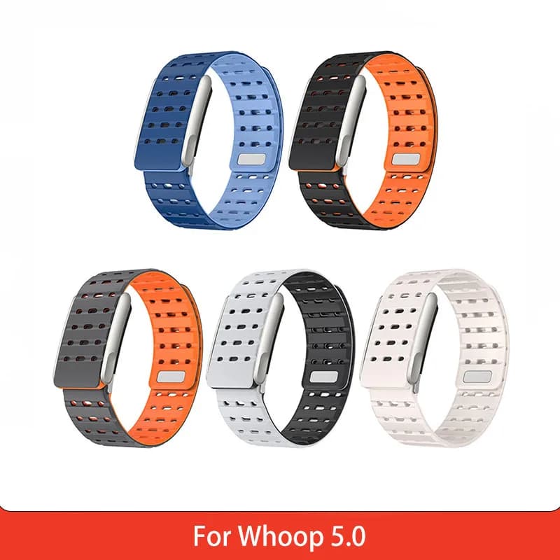 ECG Version Watch Straps For Whoop 5.0 Breathable silicone magnetic wrist strap Whoop5.0 Wristband Sports Strap