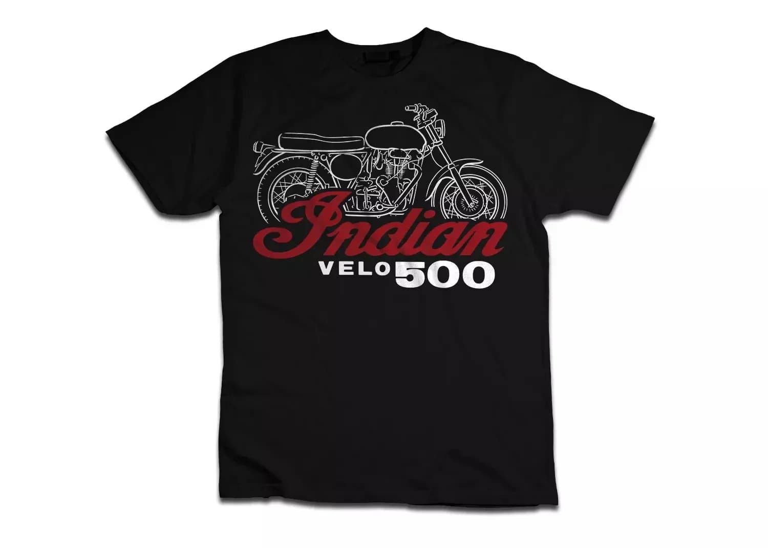 2025 Men T Shirt Casual Indian Velocette 1969 Motorcycle for Bikers T-shirt Graphic Summer Short Sleeves 100% Cotton S-3XL
