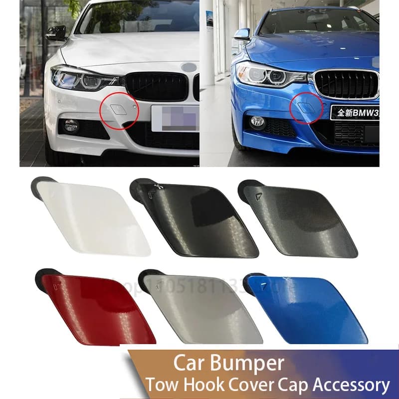 For BMW F30 F31 3 Series M Sport 2012-2019 Front Bumper Tow Hook Cover 51118067961 Primed Surface Ready For Painting