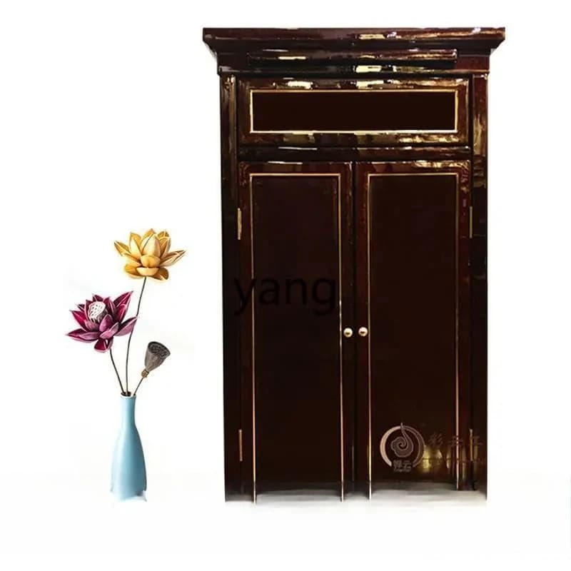 CX1 solid wood vertical cabinet with drawers Chinese home cabinet family worship God of Wealth cabinet for Taiwan incense case