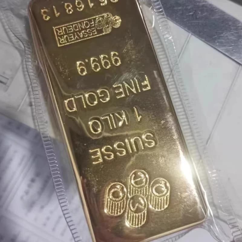 280g/500g Imitation Gold Bars, Gold Bar Alloy Plates, Decorative Accessories and Ornaments