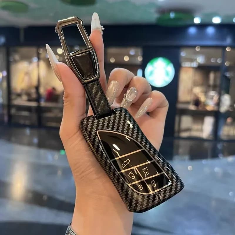 Premium Zinc Alloy Key Cover Case for Lexus LM350H/LM500H - Protective Key Fob Shell Keychain