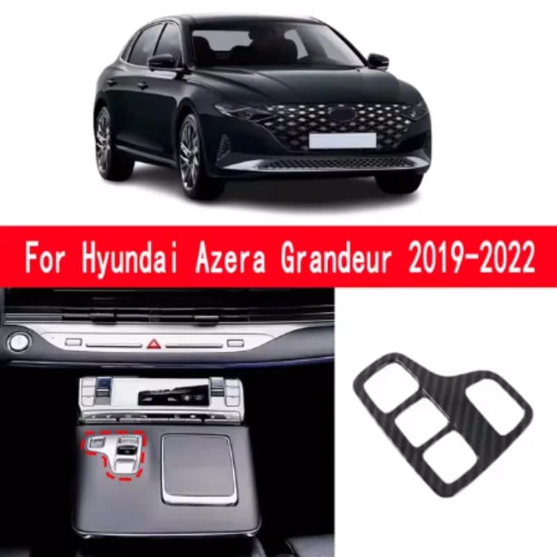 Decorative decal accessories For Hyundai Azera 2020-2022 car styling steering wheel/gear frame/rear air conditioning outlet