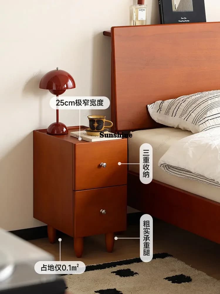 TS  Nordic simple bedroom bedside table household small apartment storage locker