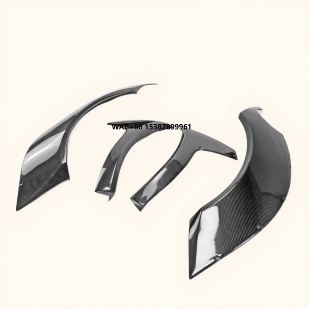 For  Carbon Fiber 09 Onwards 370Z Z34 WBS Style Rear Fender +30mm (4Pcs) High Quality Modification and Personalization