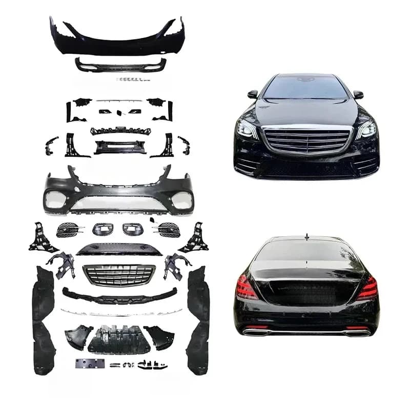 Hot selling For 2013-2018 Car Upgrade Kit 2019  Sport Body Including Front Rear Headlights Taillights Fog